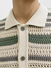 Strickpoloshirt aus Baumwolle