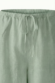 Leinenhose Wide Leg