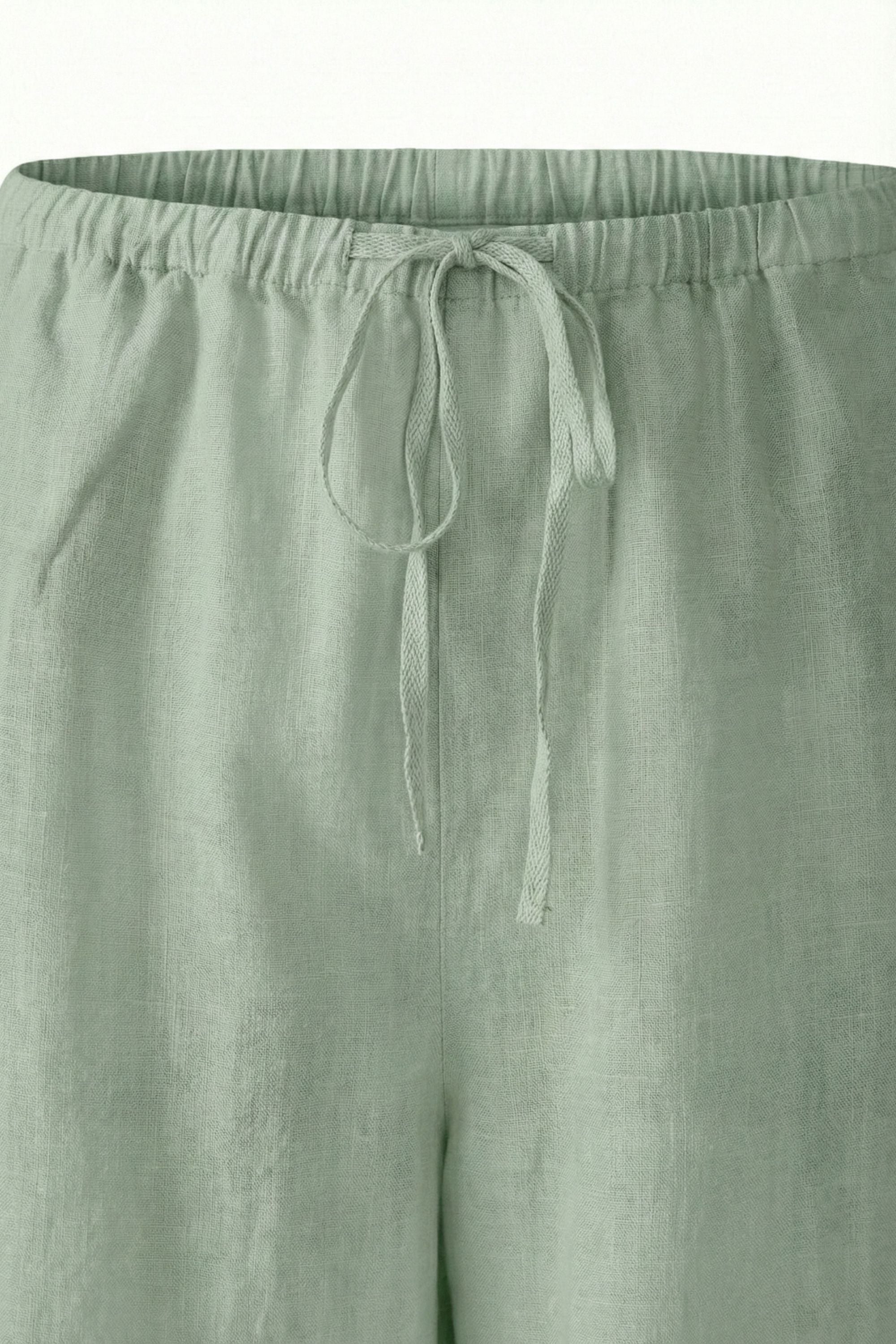 Leinenhose Wide Leg