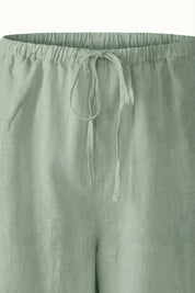 Leinenhose Wide Leg