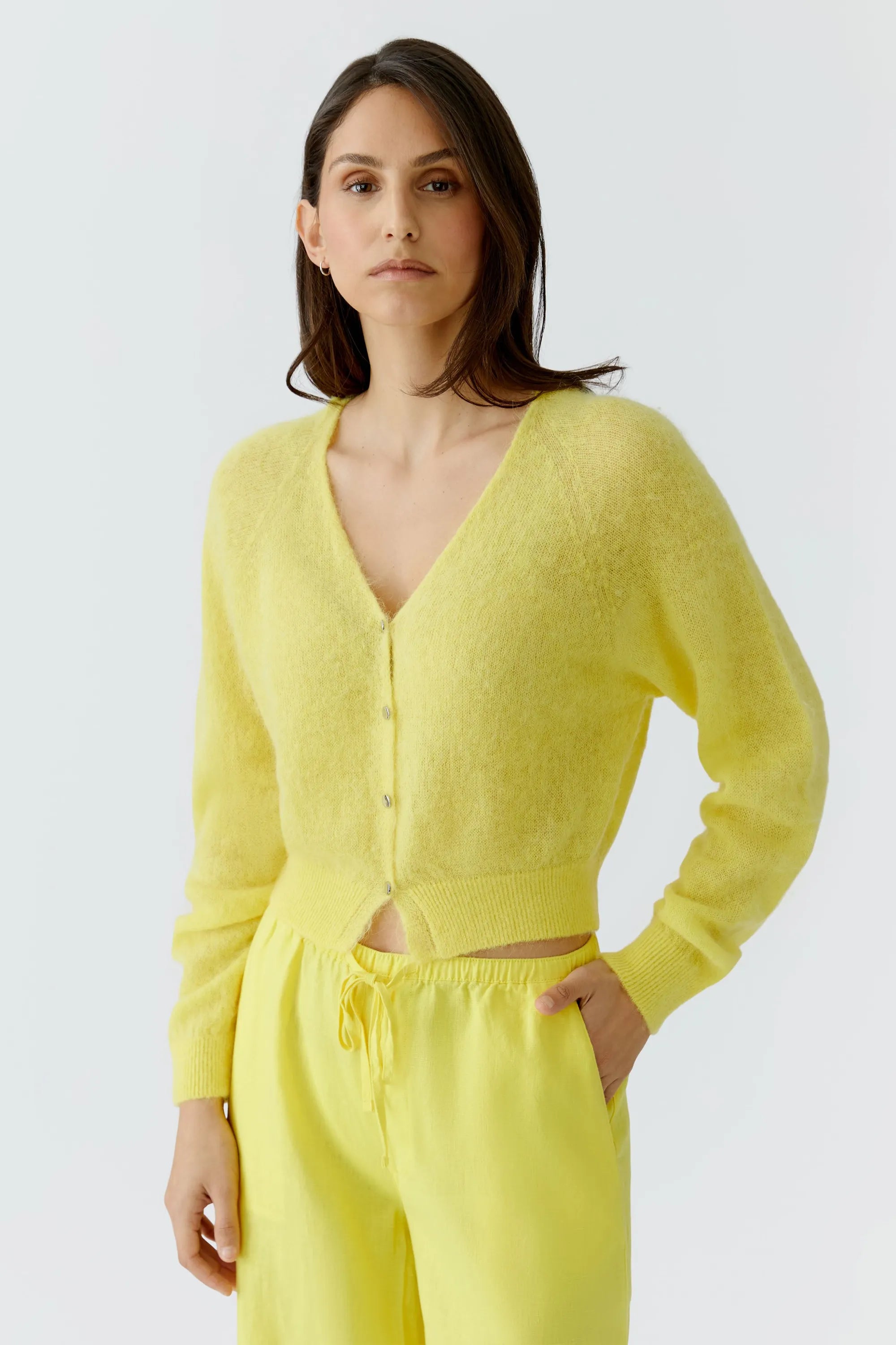 Strickjacke aus Alpakamix