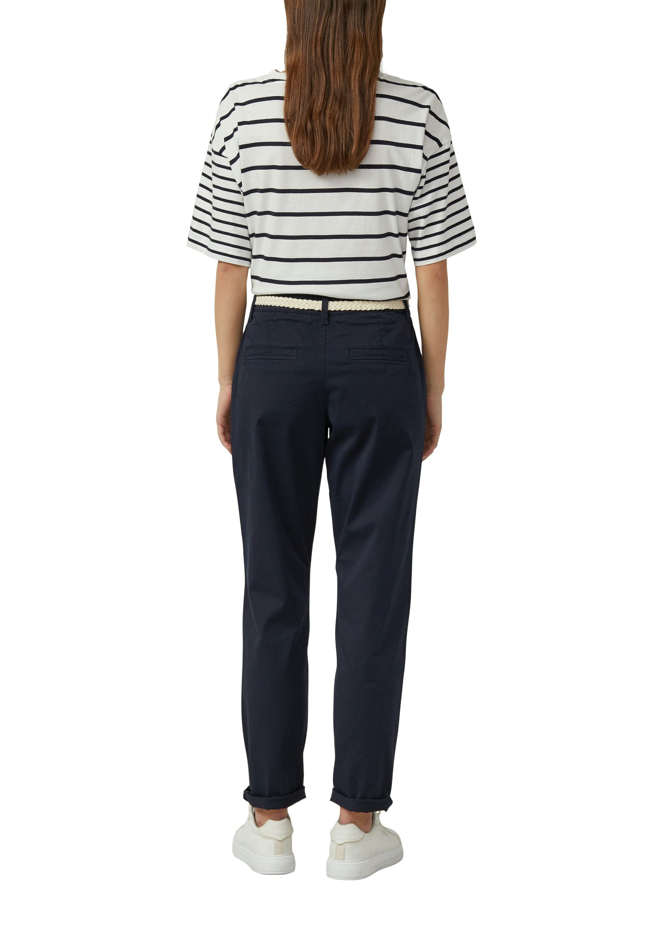 Chino Regular Fit aus Baumwollmix