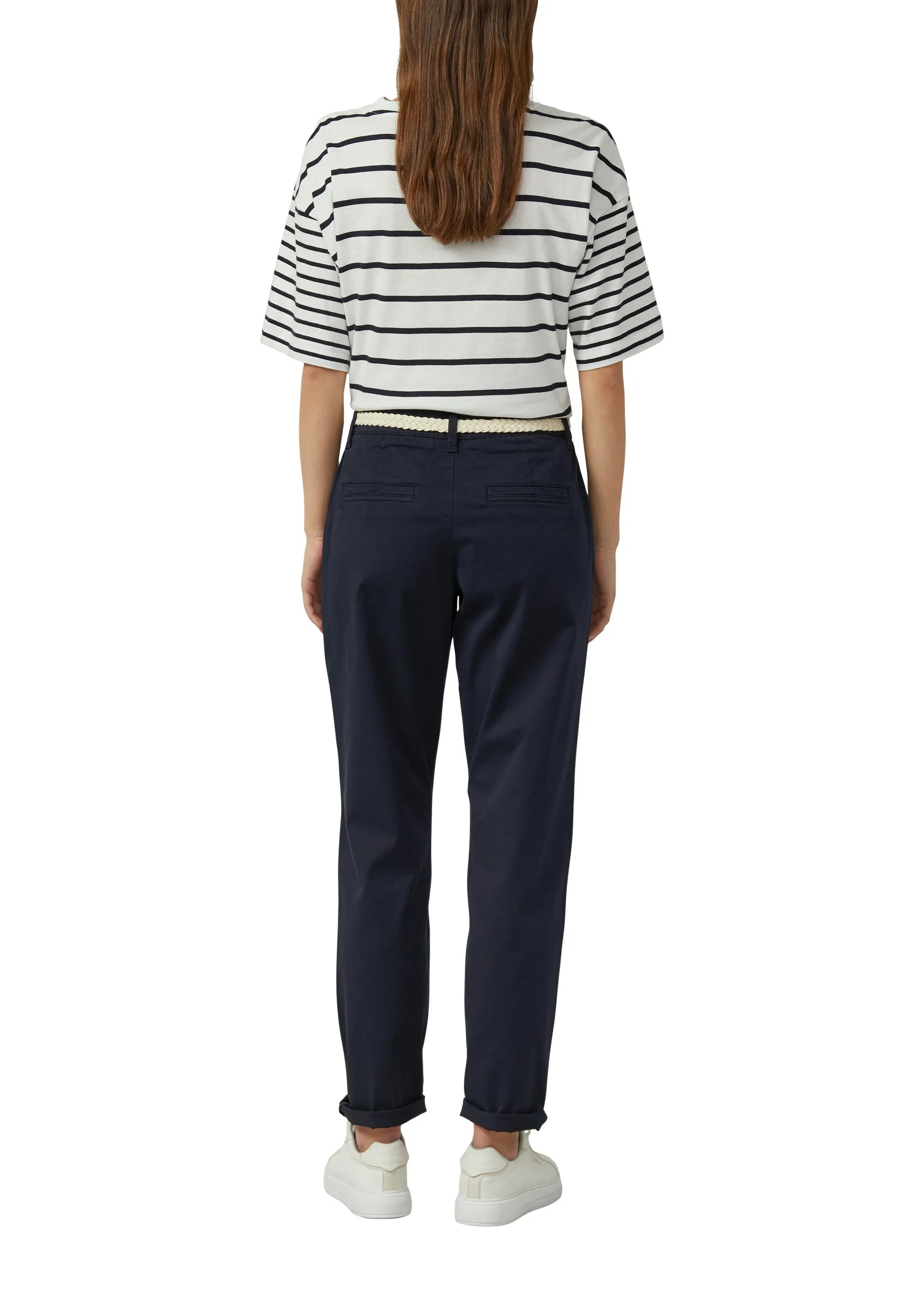 Chino Regular Fit aus Baumwollmix