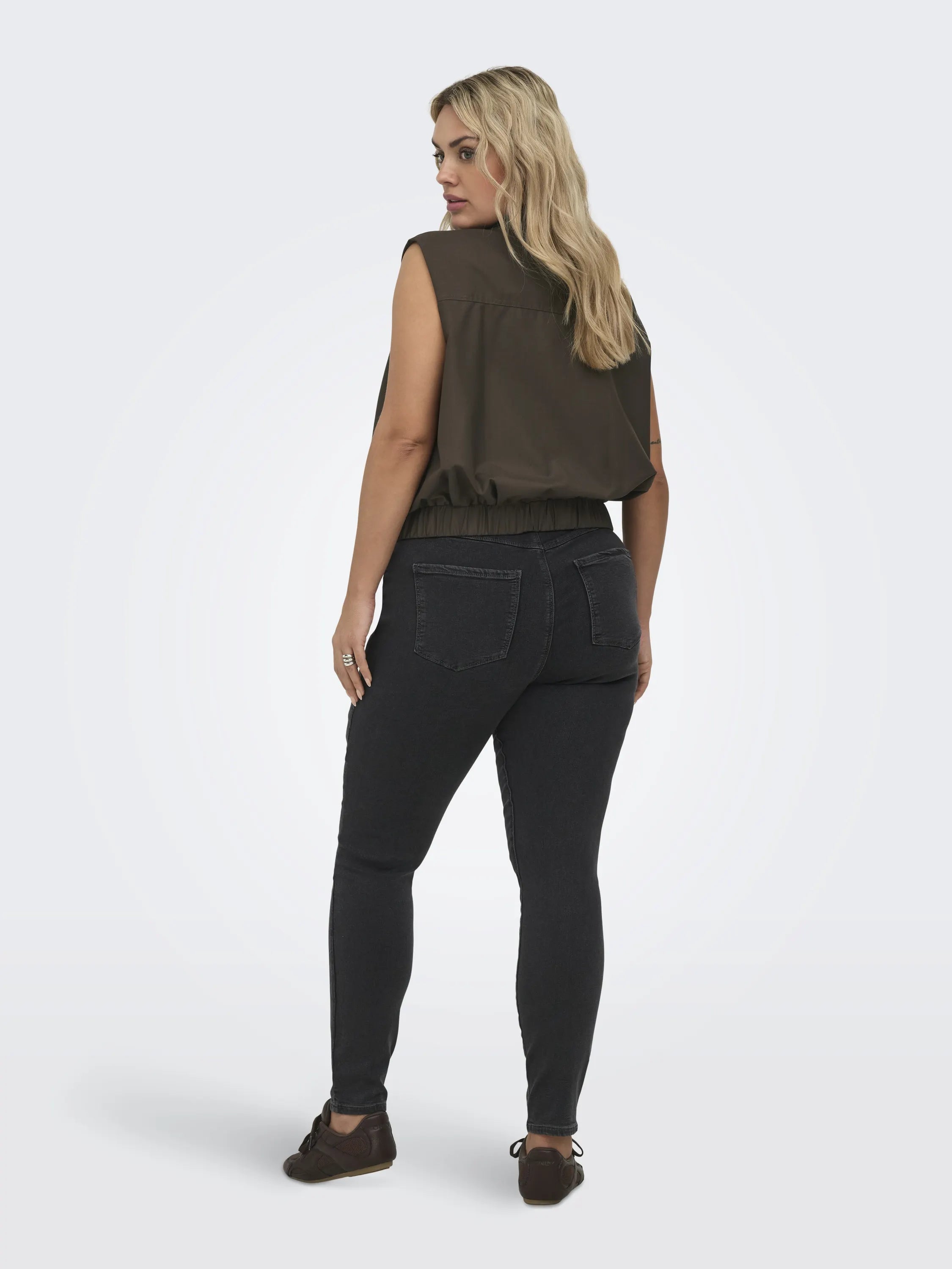 CARLISSY S/L ZIPPER VEST PNT