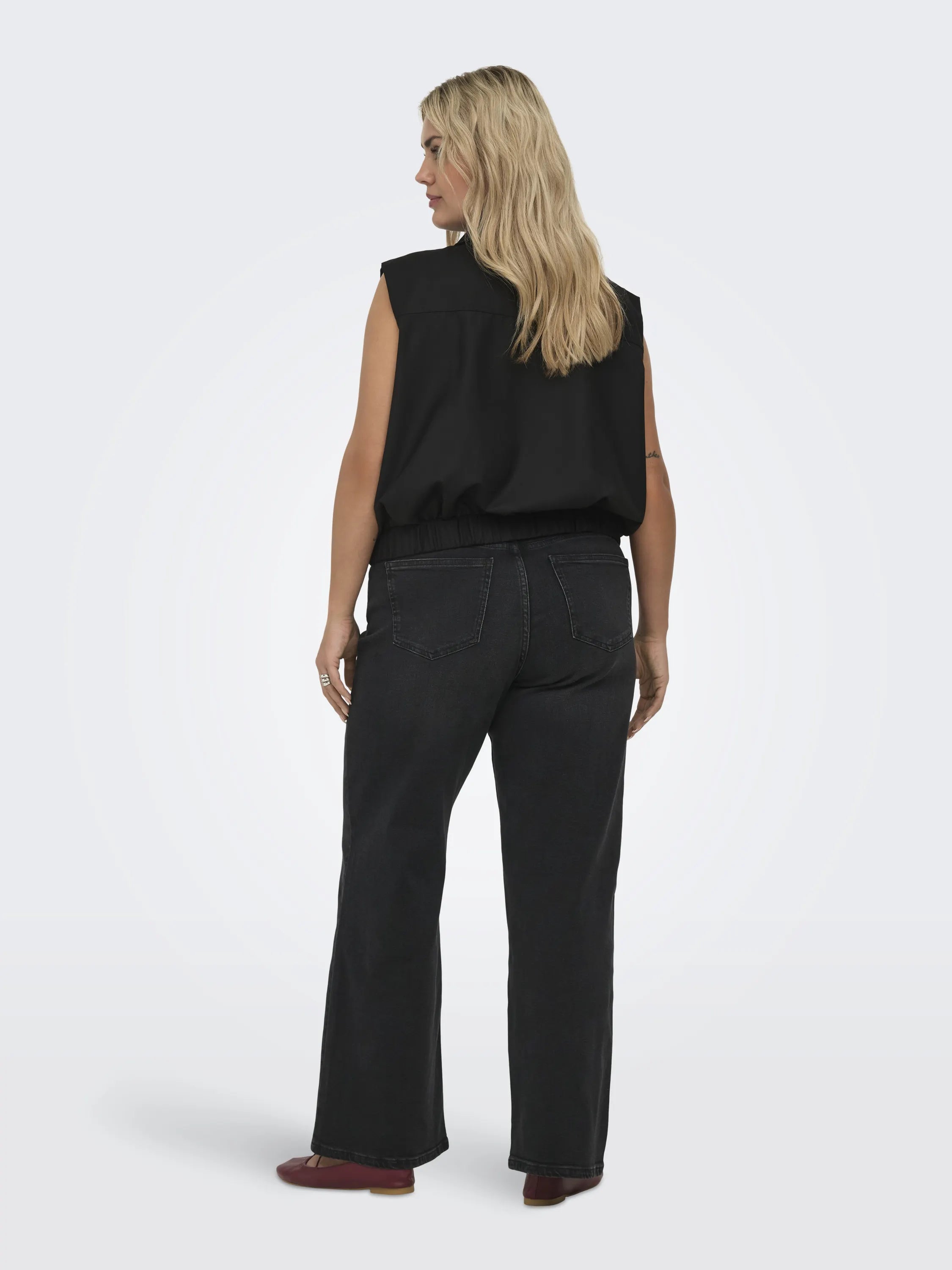 CARLISSY S/L ZIPPER VEST PNT