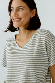 T-Shirt aus Leinen