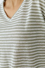 T-Shirt aus Leinen
