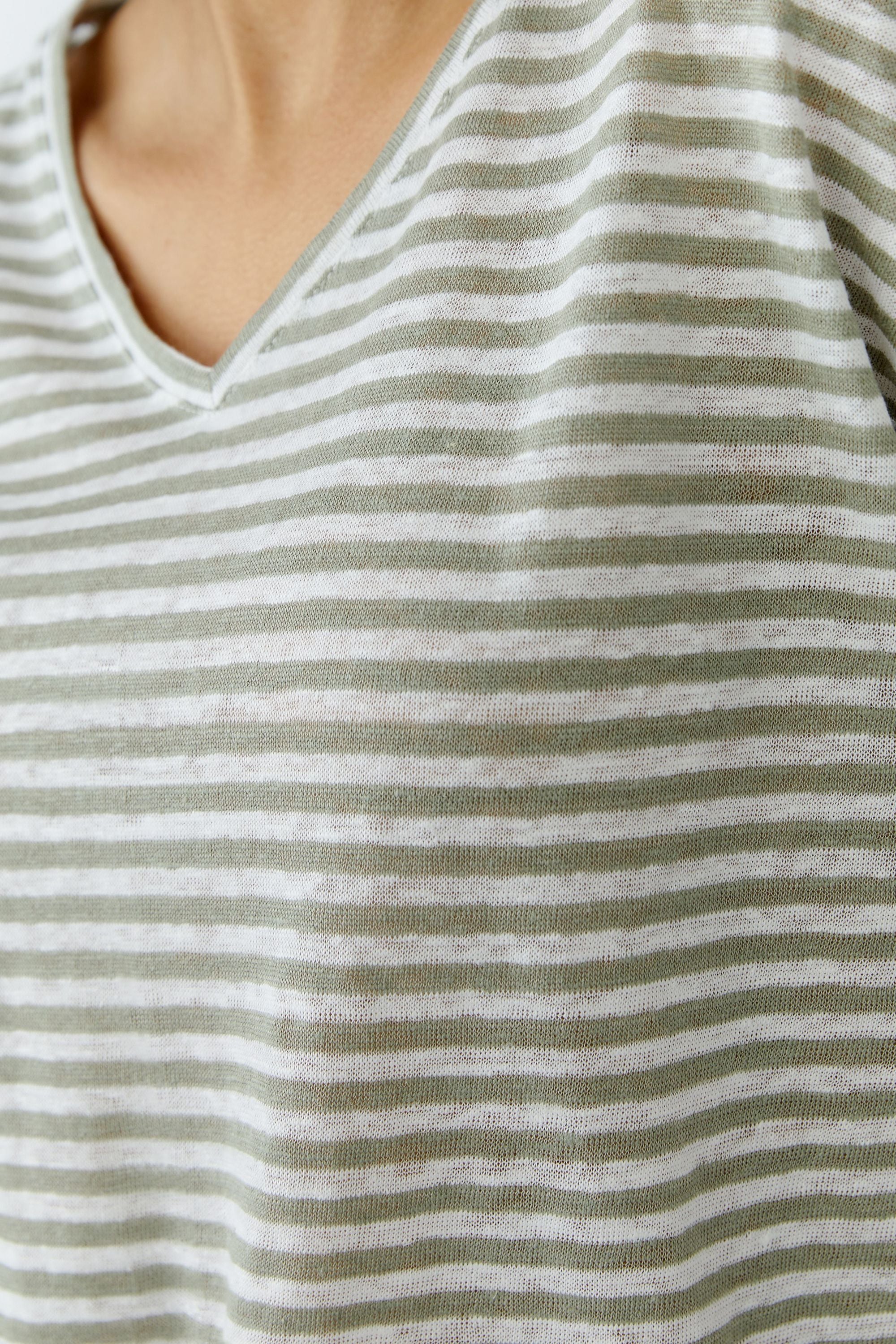 T-Shirt aus Leinen