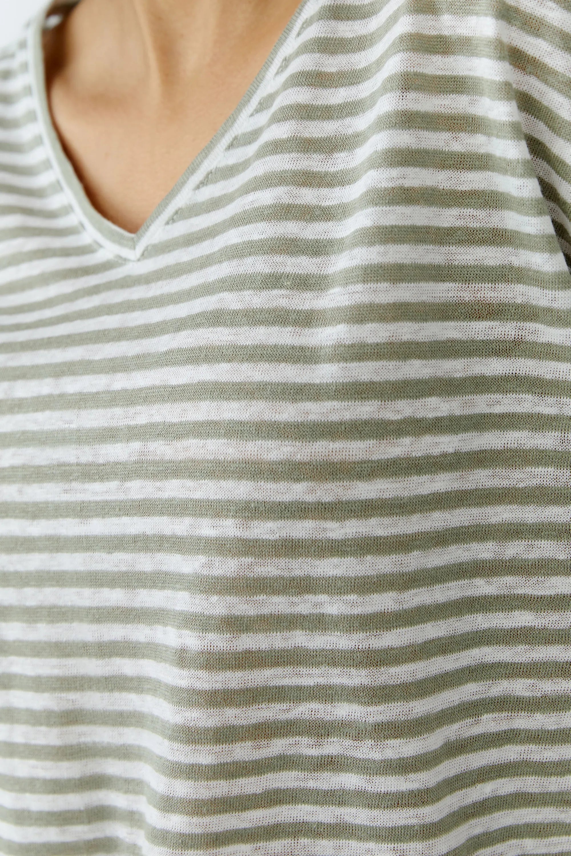 T-Shirt aus Leinen