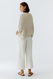 Strick-Cardigan aus Baumwollmix