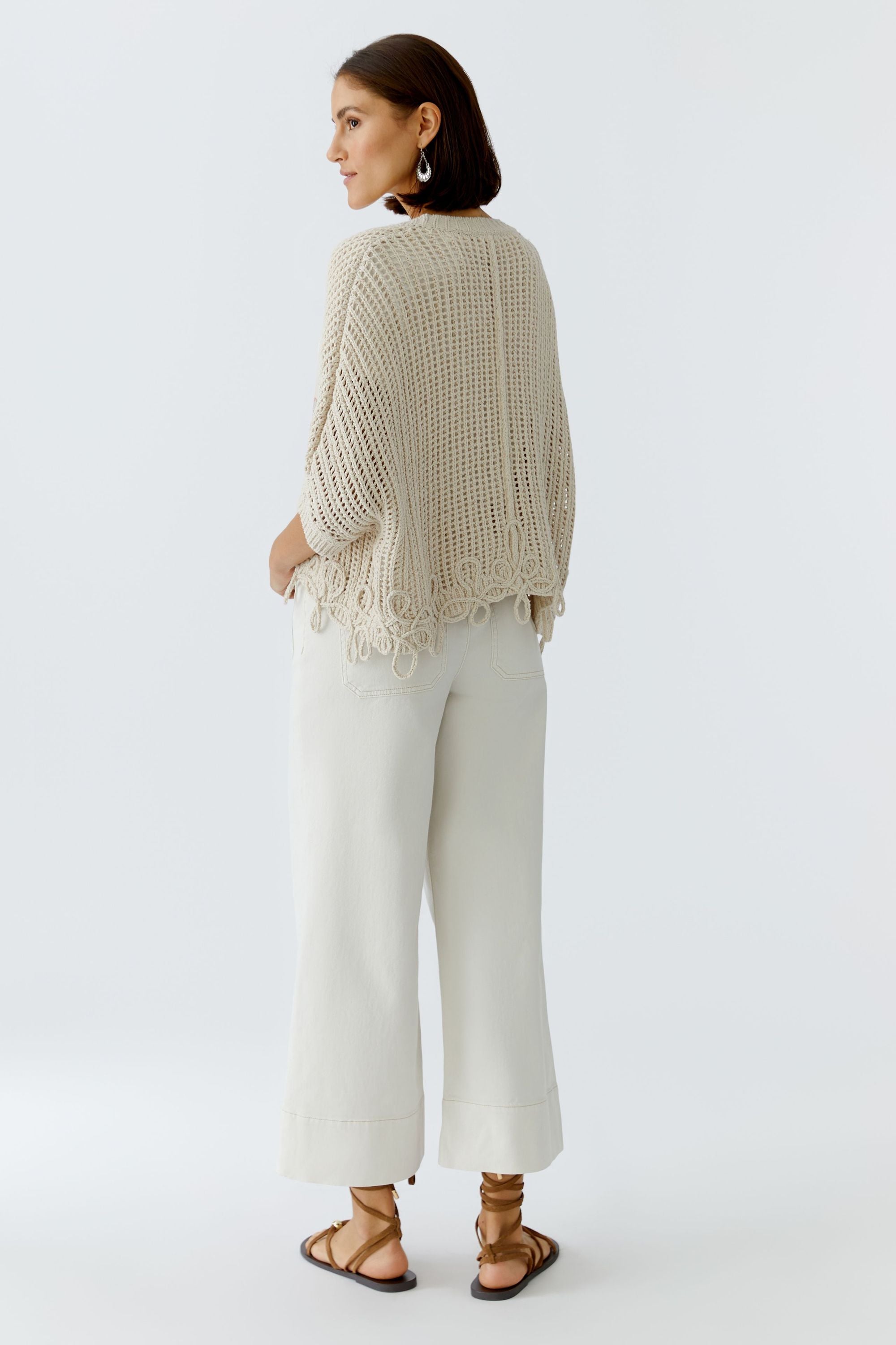 Strick-Cardigan aus Baumwollmix