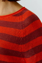 Strickpullover aus Leinen