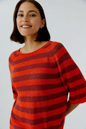 Strickpullover aus Leinen