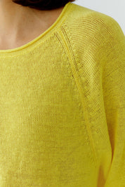 Strickpullover aus Leinen