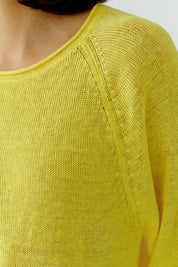 Strickpullover aus Leinen