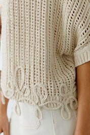 Strick-Cardigan aus Baumwollmix