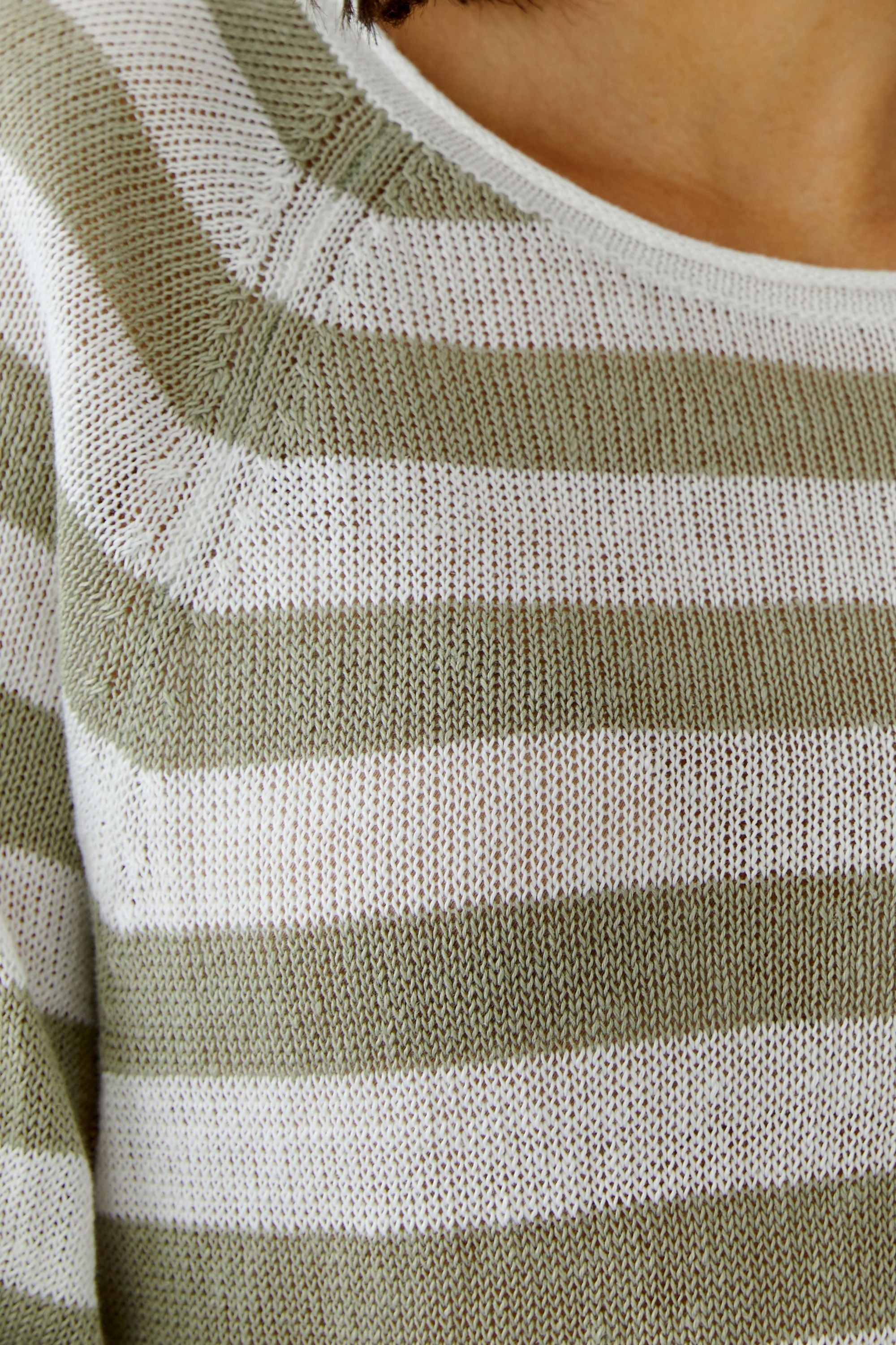 Strickpullover aus Leinen