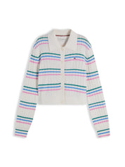 Strickcardigan aus Baumwollmix
