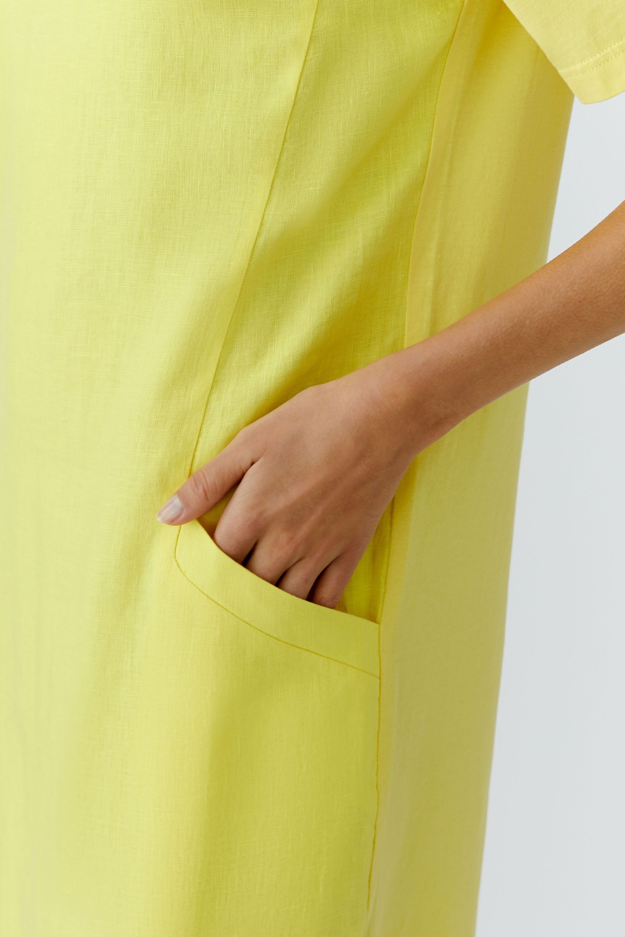 Freizeitkleid Midi aus Leinen