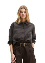 Leinenovershirt Loose Fit