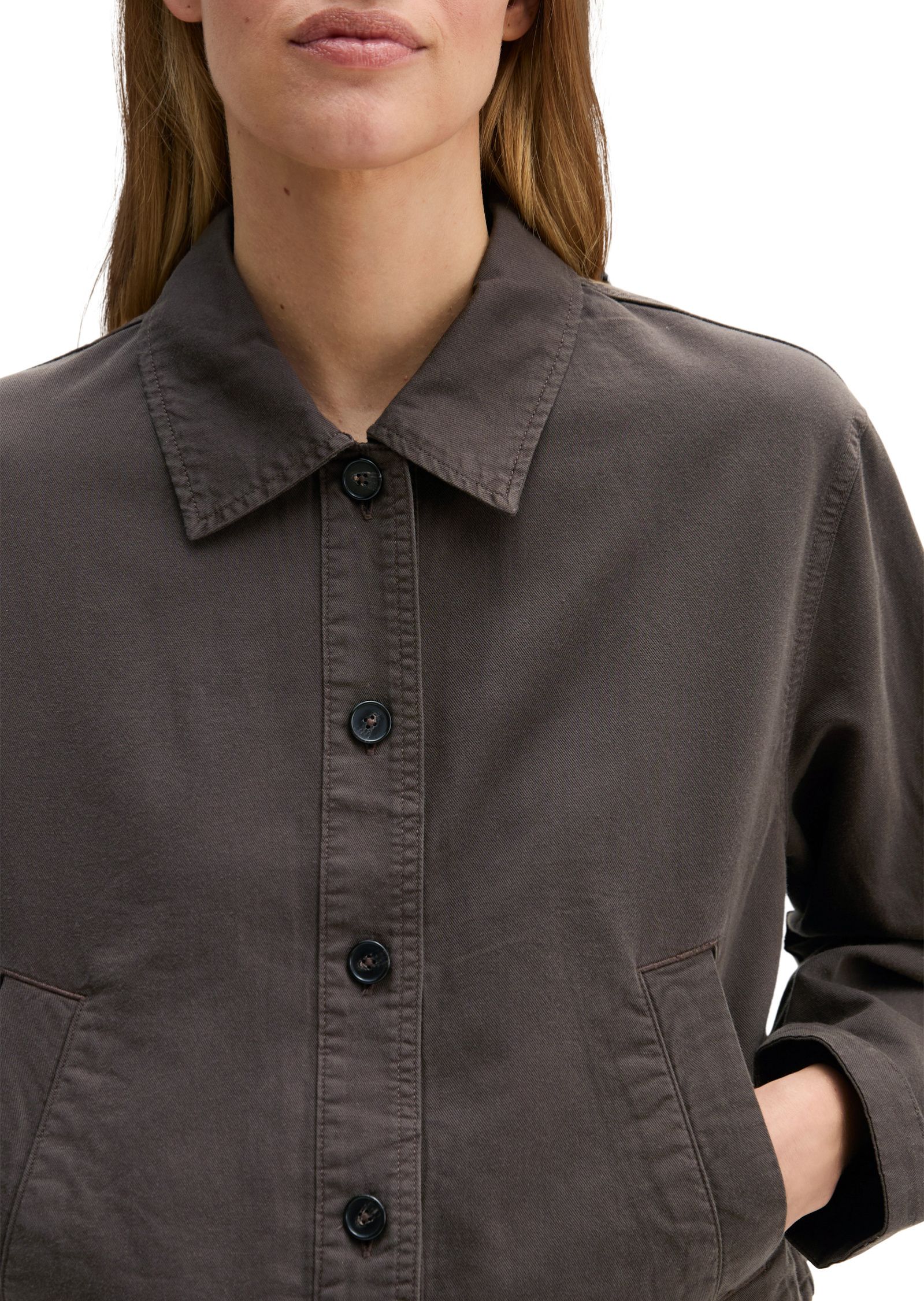 Leinenovershirt Loose Fit