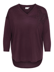 Strickpullover CARALBA mit V-Ausschnitt