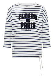 Langarmshirt gestreift aus Baumwolle
