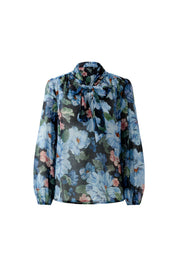 Bluse floral aus Viskosemix