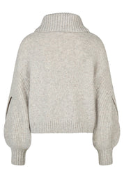 Strickpullover mit Rollkragen