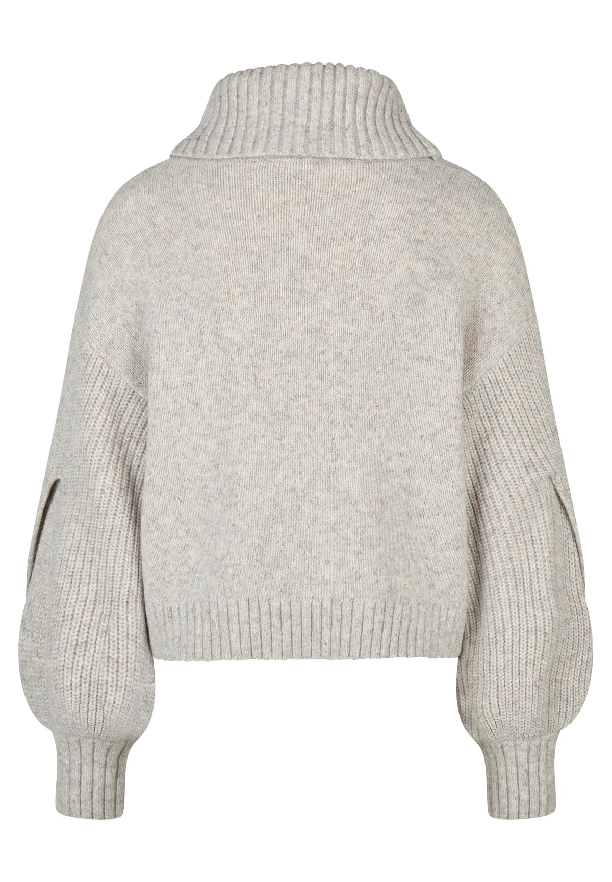Strickpullover mit Rollkragen