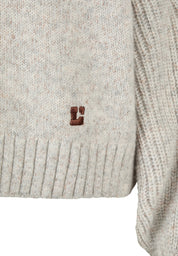 Strickpullover mit Rollkragen