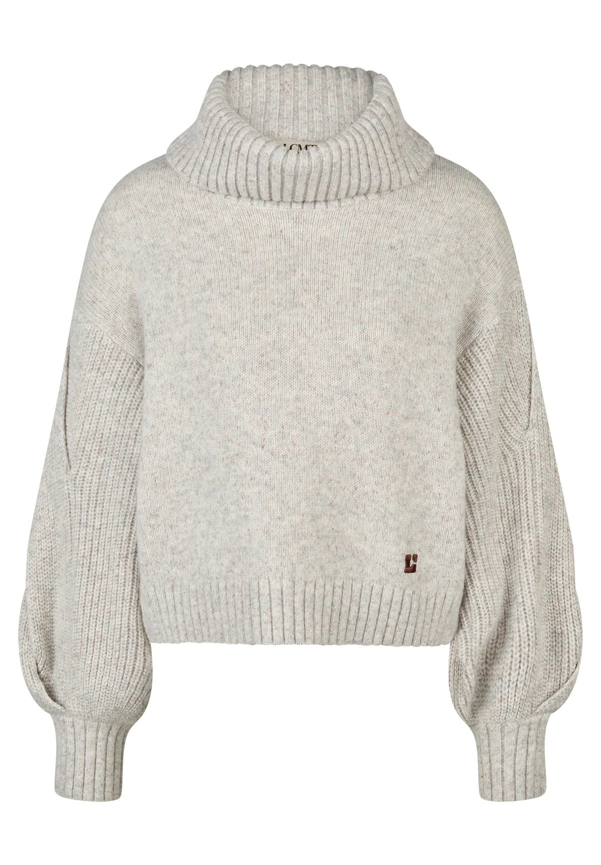 Strickpullover mit Rollkragen