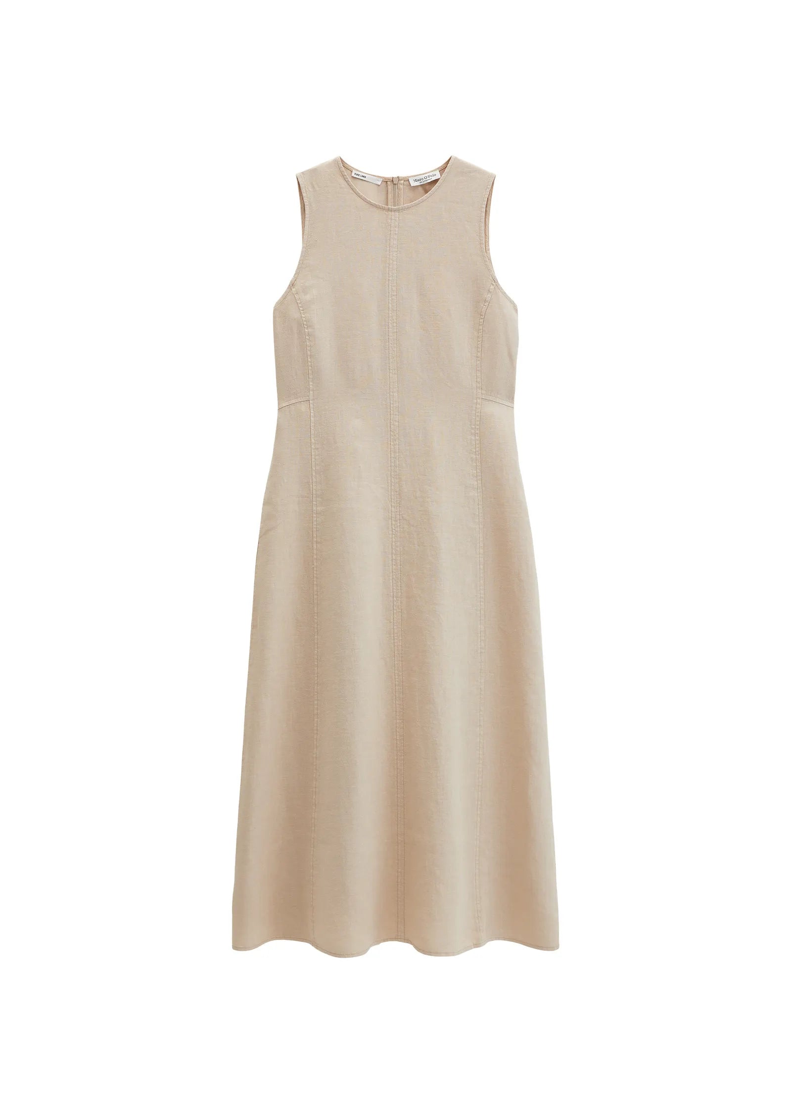 Leinenkleid Midi ärmellos