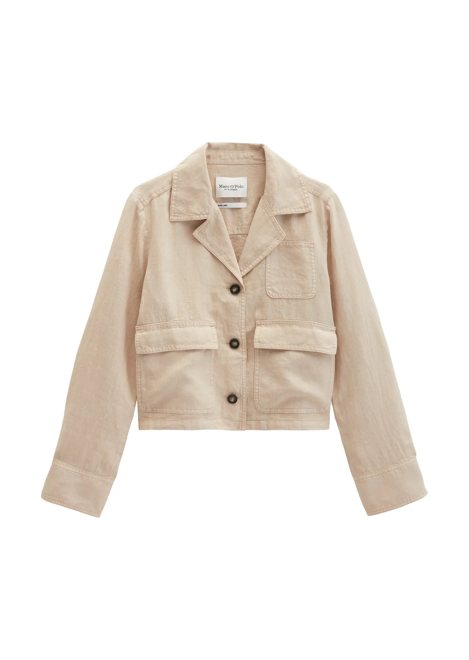 Leinenjacke Regular Fit