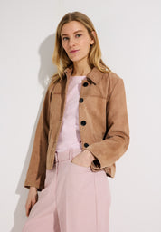 Lederjacke aus Veloursleder