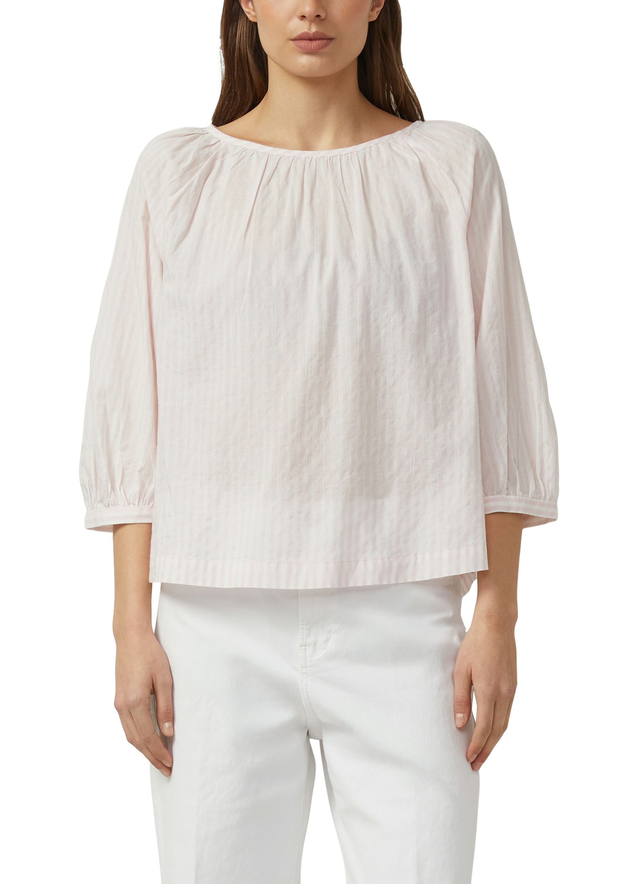 Bluse Relaxed Fit aus Baumwollmix