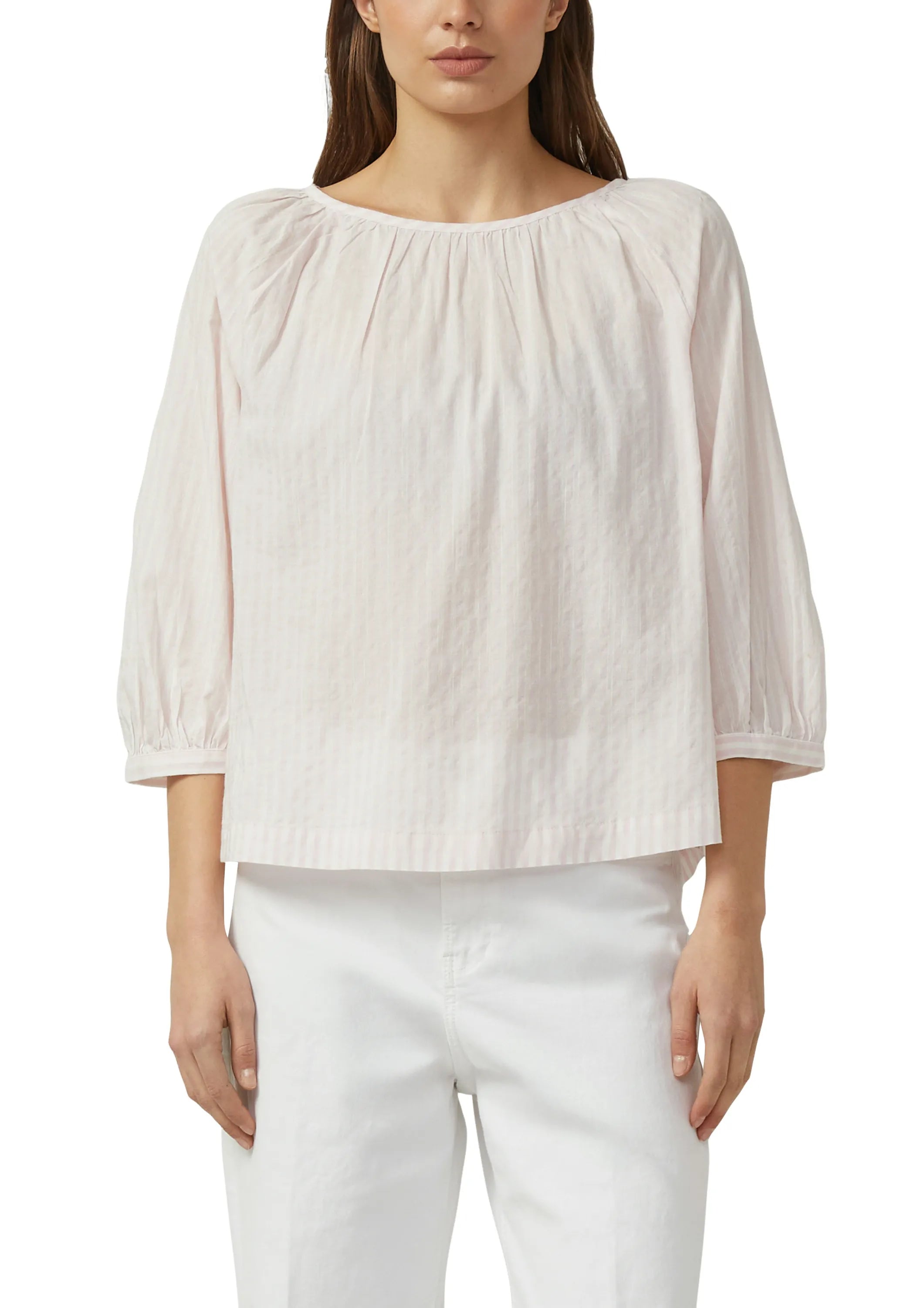 Bluse Relaxed Fit aus Baumwollmix