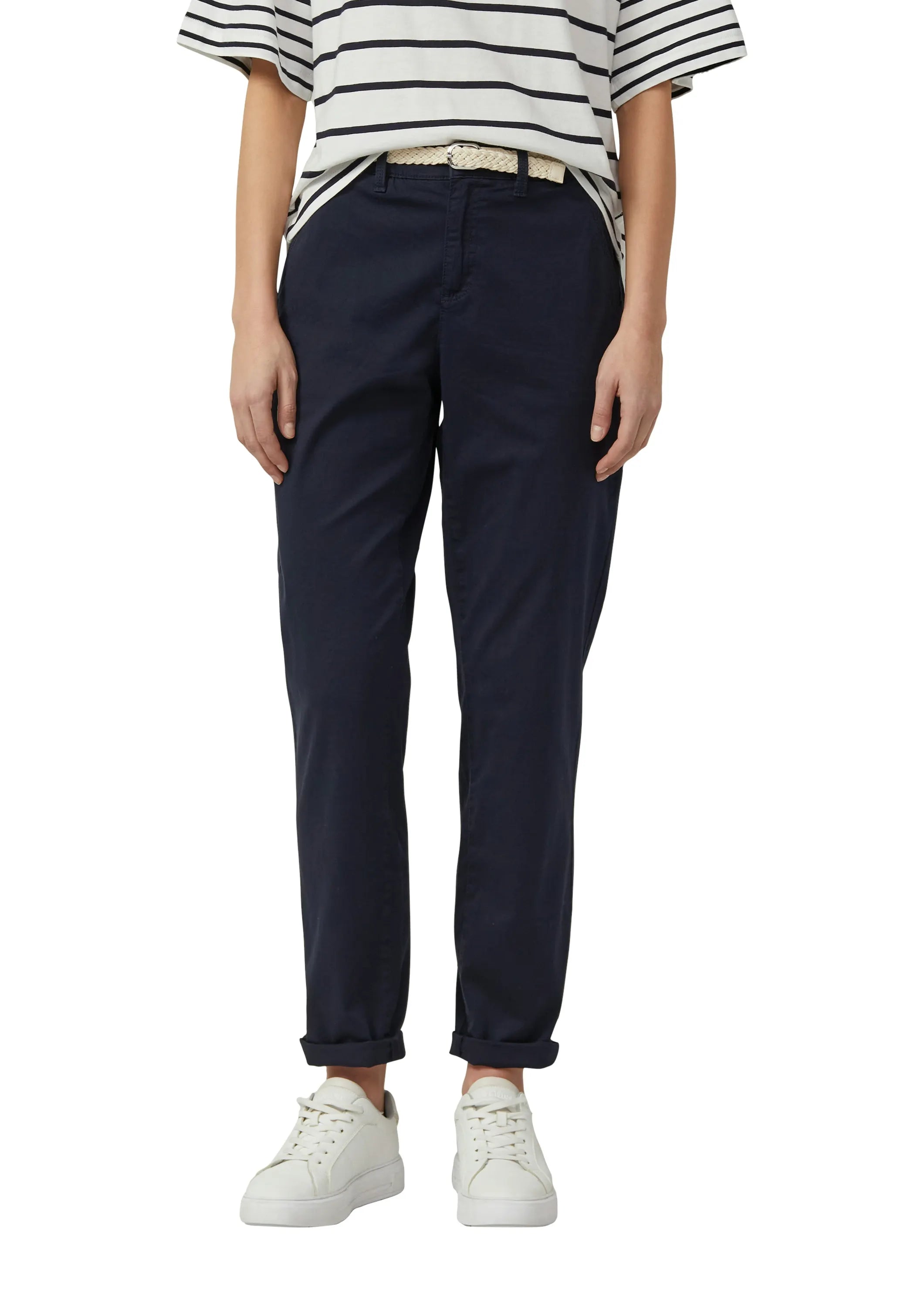 Chino Regular Fit aus Baumwollmix