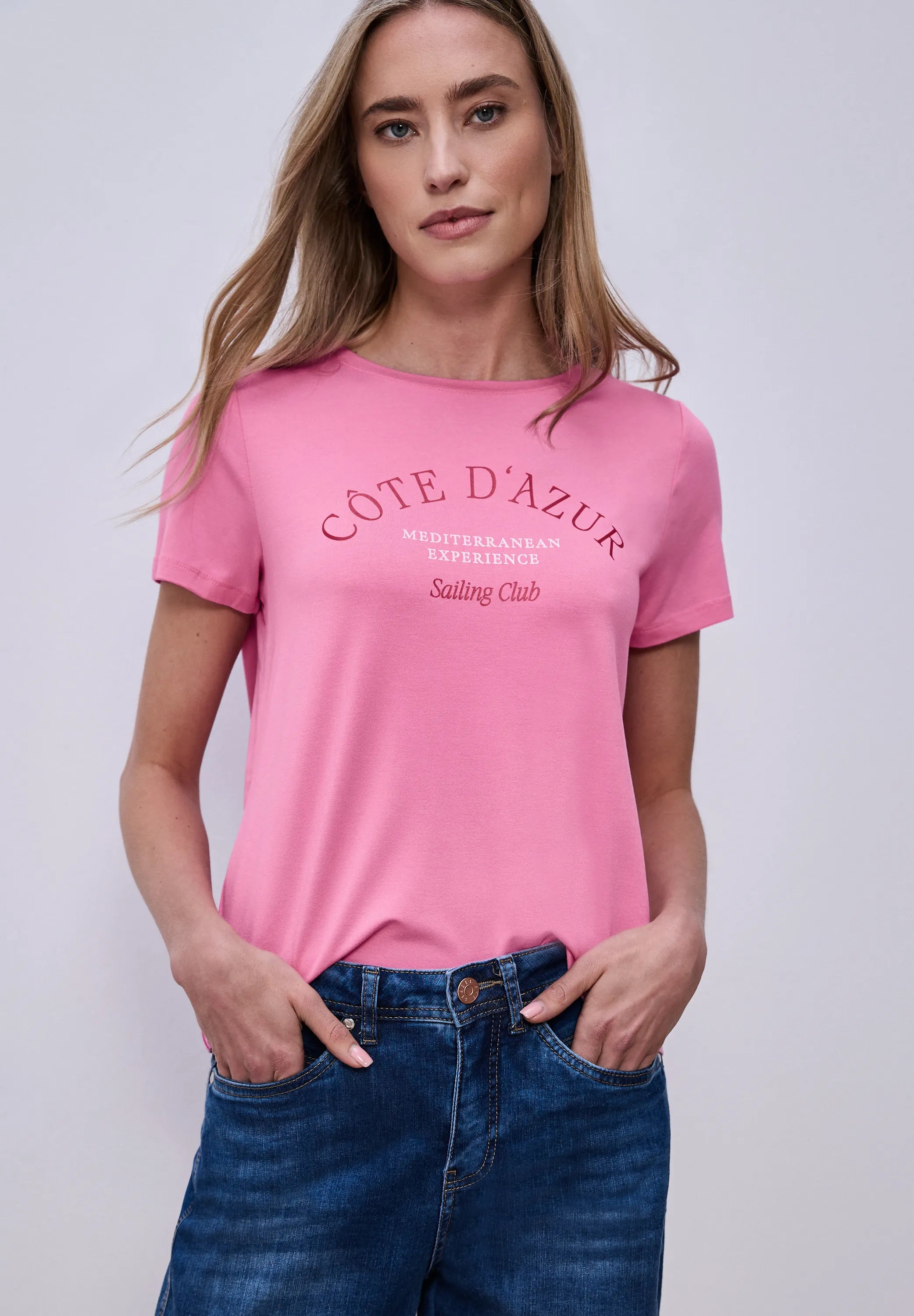 T-Shirt aus Viskose