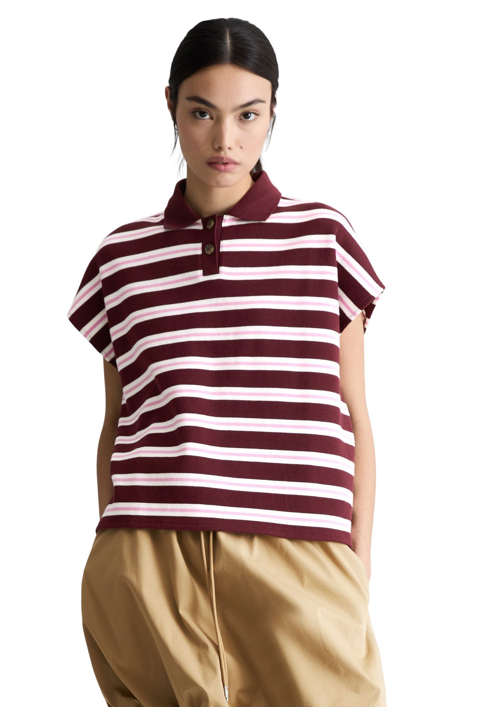 Poloshirt gestreift Relaxed Fit