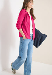 Strickjacke aus Baumwollmix