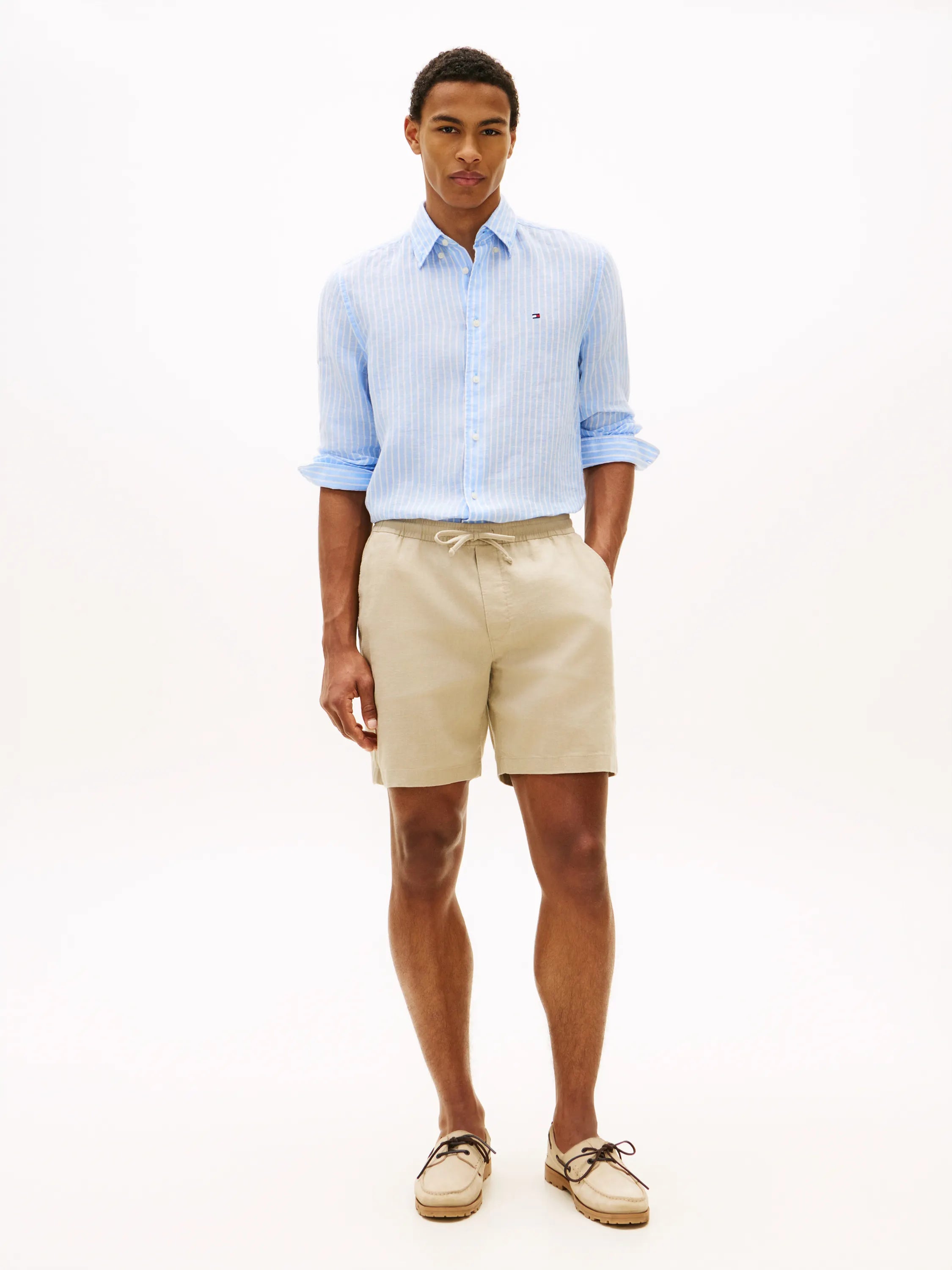 Leinenshorts Regular Fit