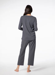Langarmshirt aus Baumwolle