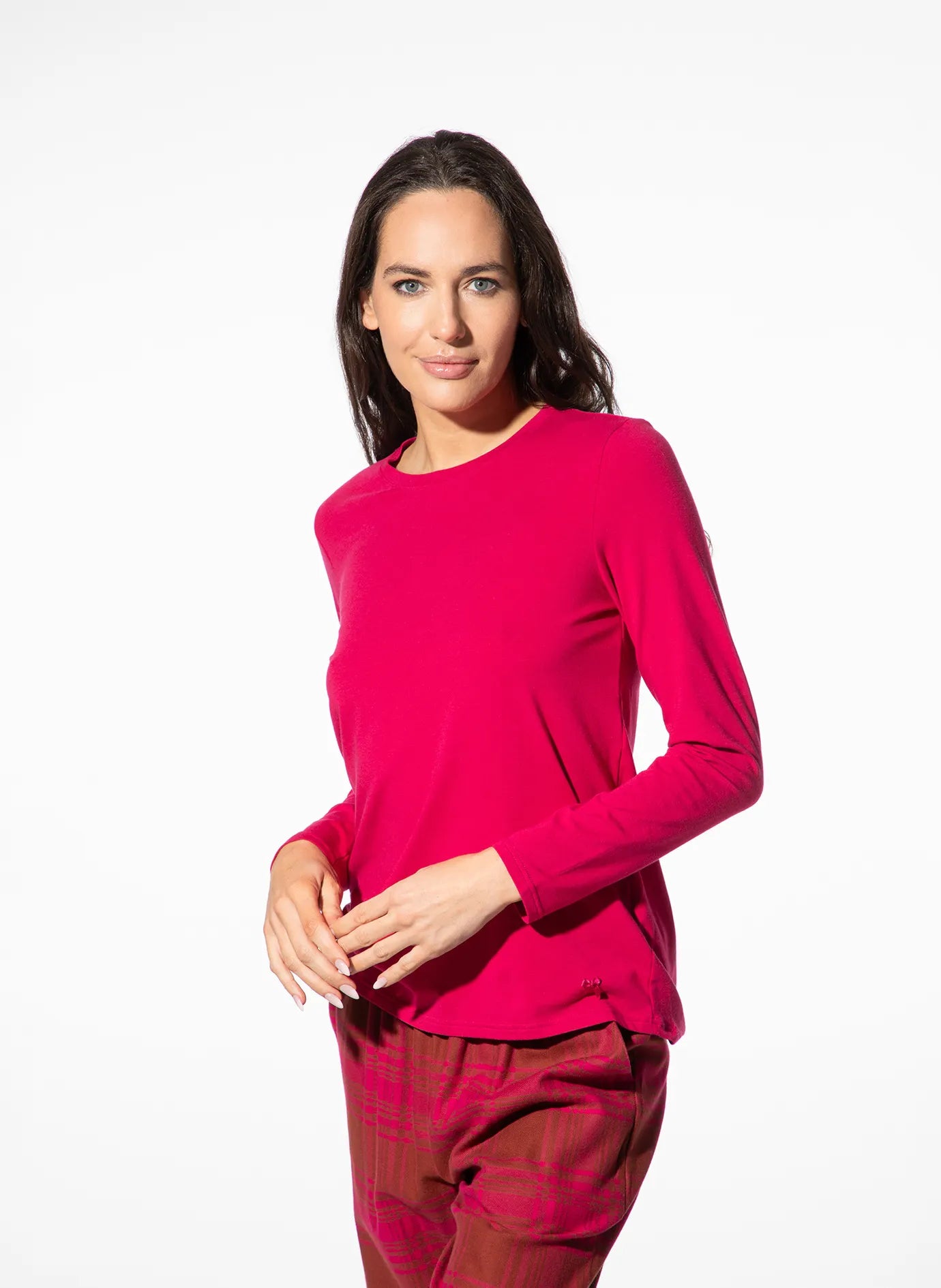 Langarmshirt aus Baumwollmix