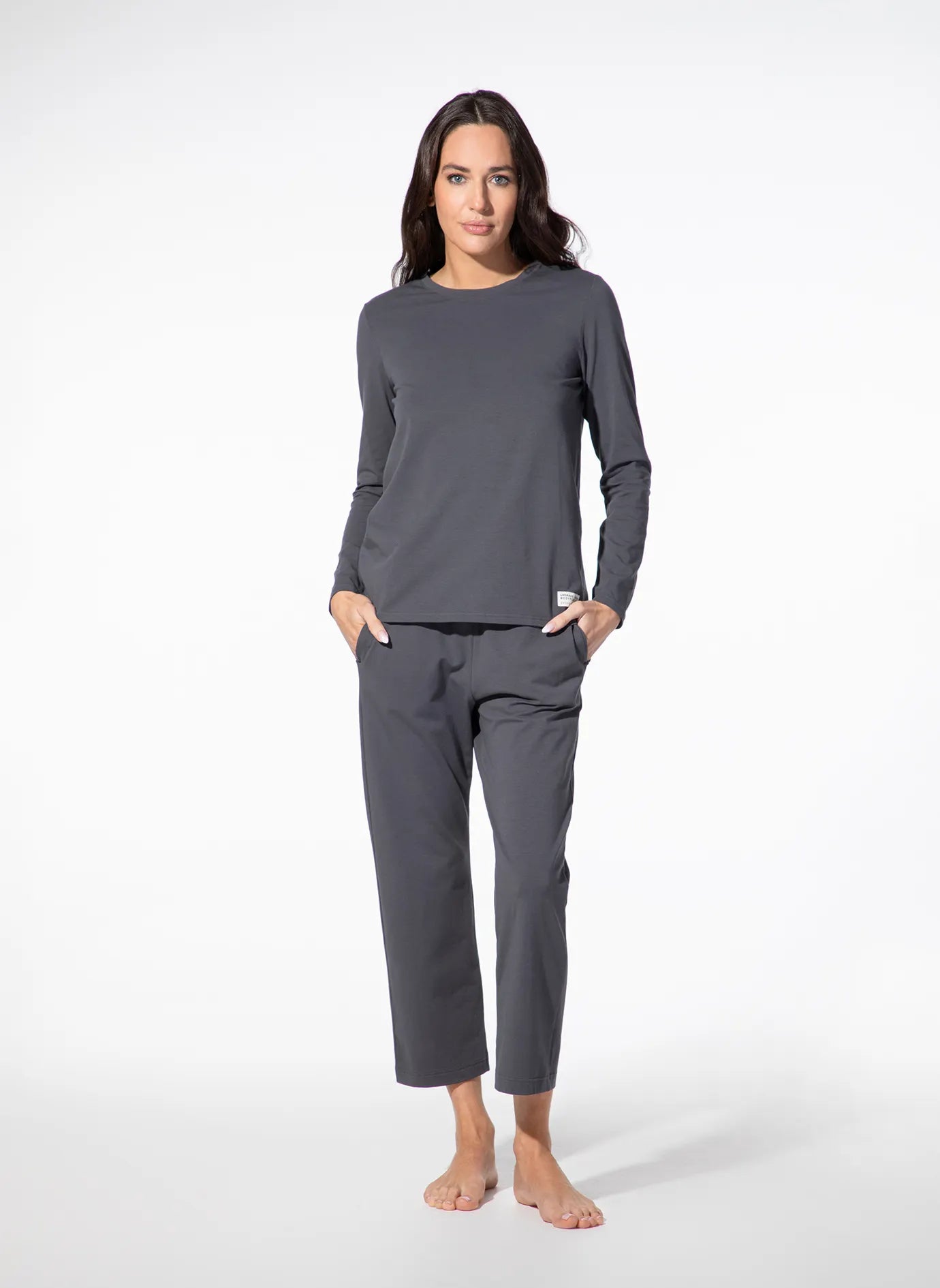 Langarmshirt aus Baumwolle