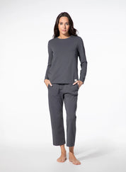 Langarmshirt aus Baumwolle