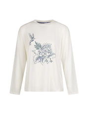 Schlafshirt aus Baumwollmix