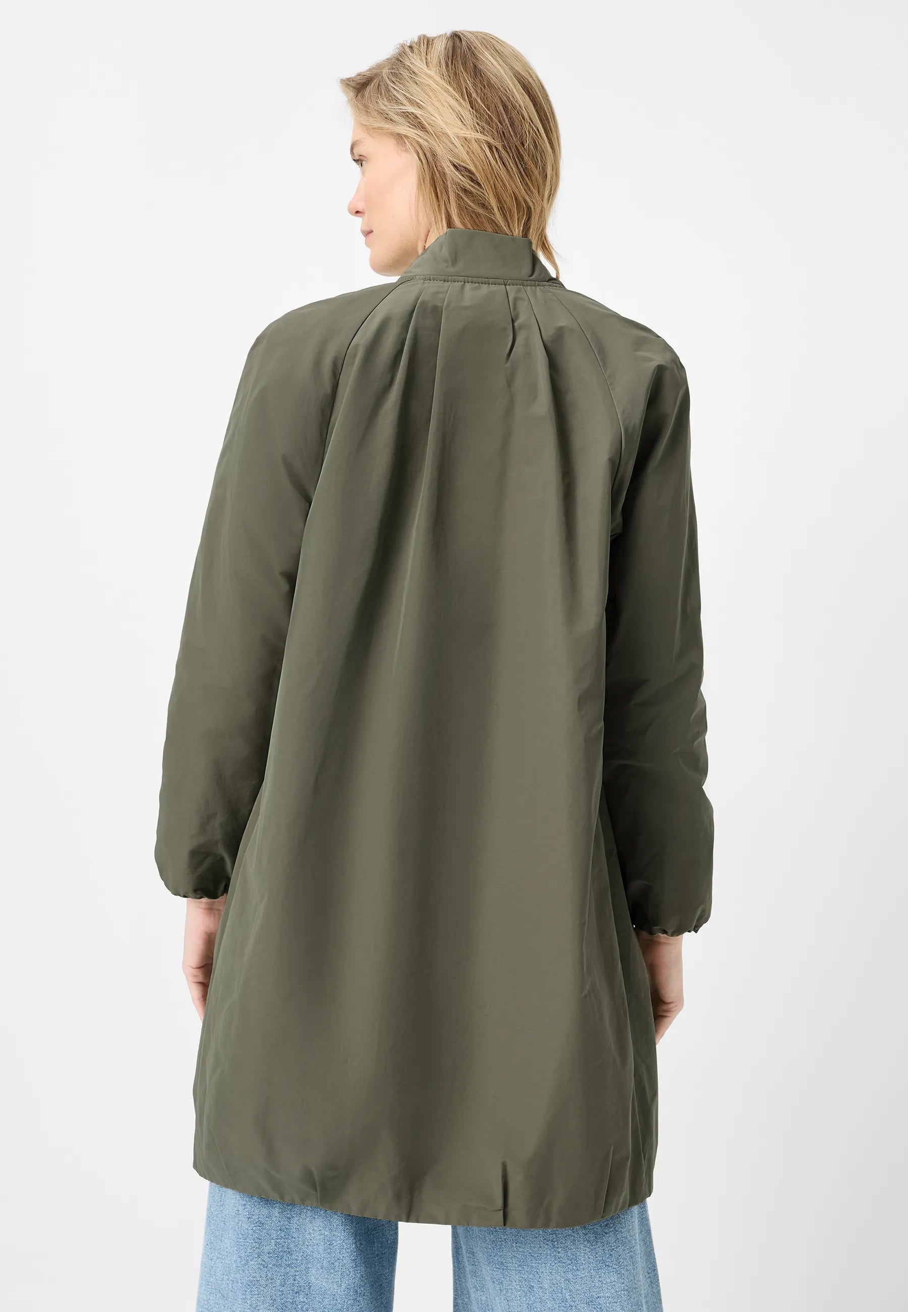 Blouson-Mantel mit Stehkragen