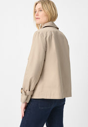 Übergangsjacke mit Reversekragen