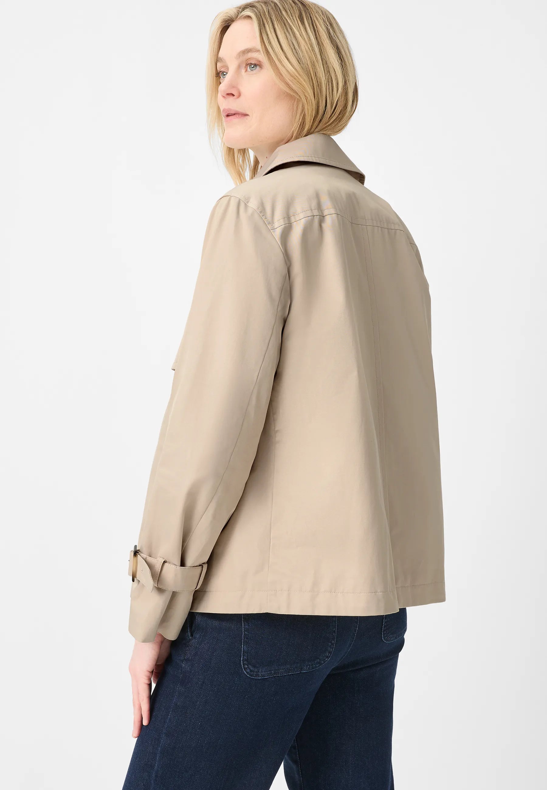 Übergangsjacke mit Reversekragen